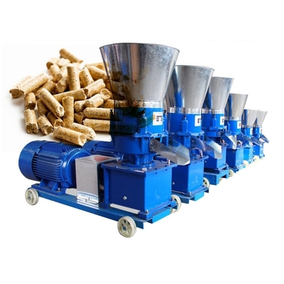 4kw Sawdust Wood Pellets Machine Alloy Metal 120kg/ H Straw Pellet Making  Machine